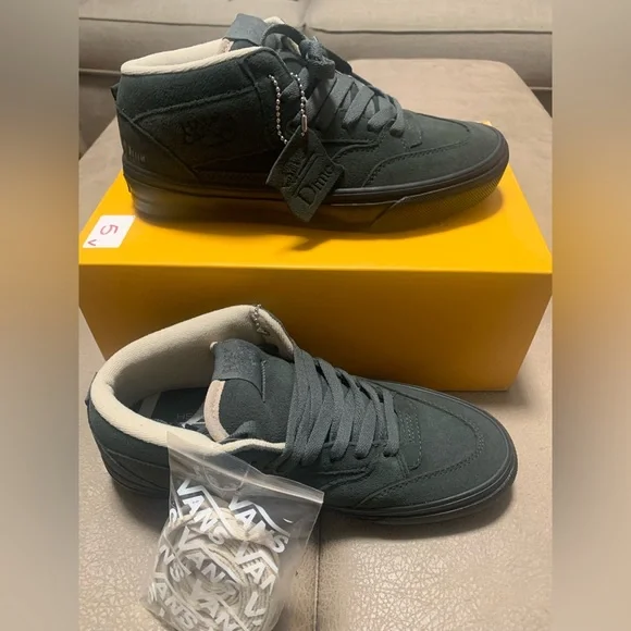 Vans Gray Dime Ash Skate Half Cab Suede Sneaker Shoes NEW Mens Size 6.5 - Picture 7 of 10